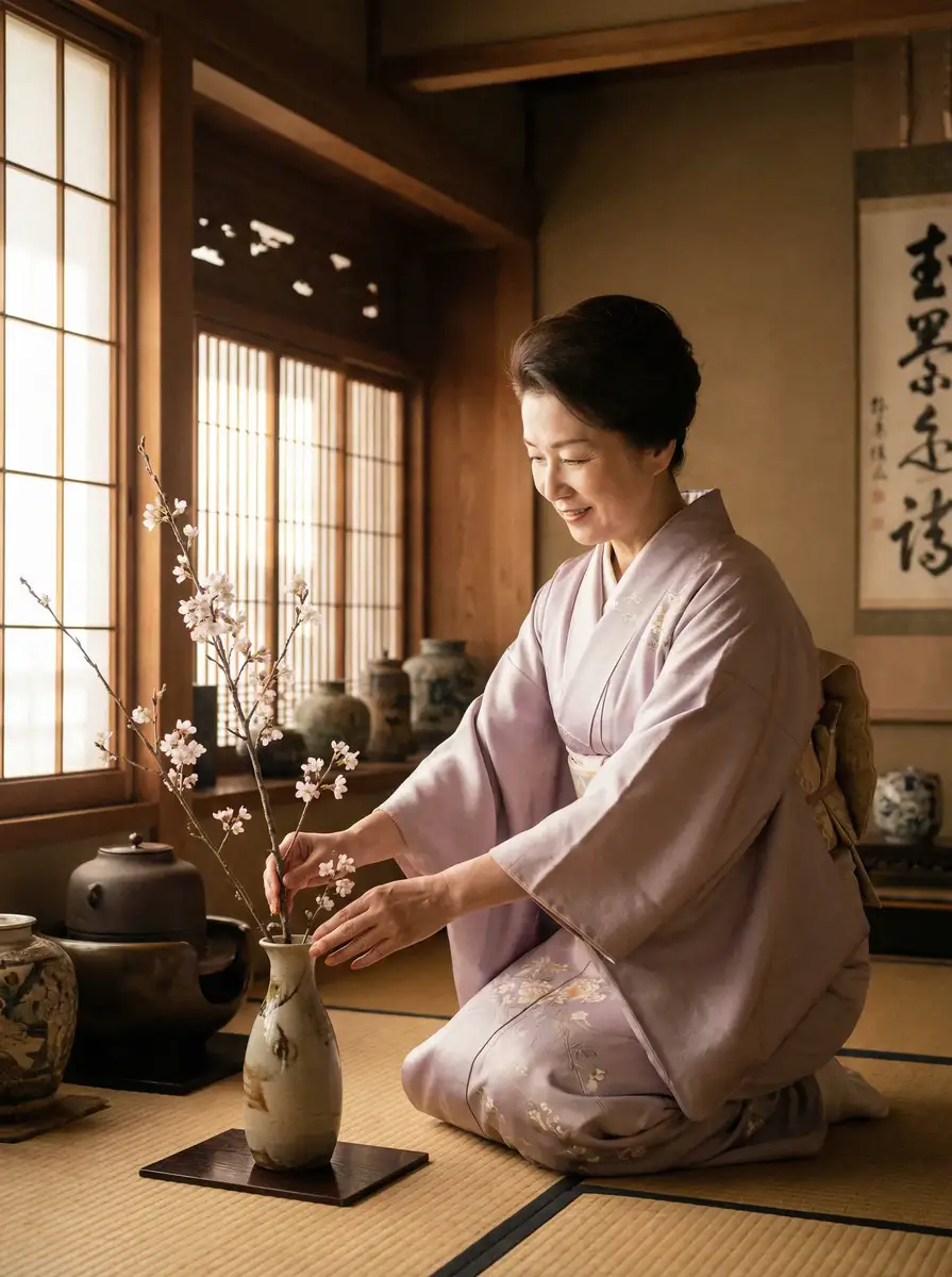 一位优雅的 每日推荐-每日推荐传媒官方网站|热门每日推荐在线观看 在和室中插花